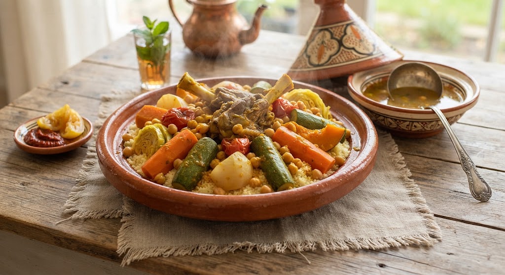 Couscous aux Sept Légumes