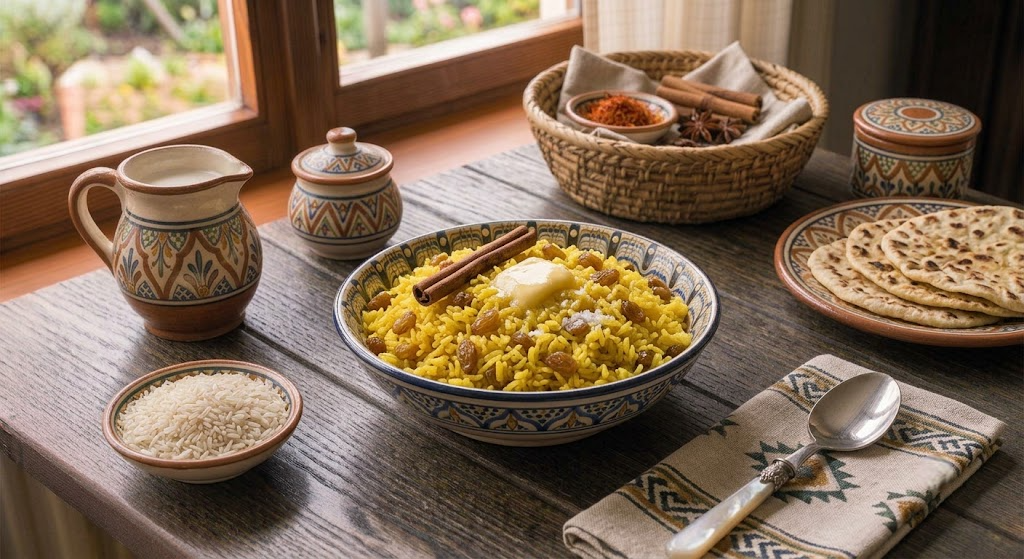 Yellow Rice with Raisins
