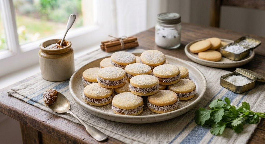 Alfajores Chilenos con Manjar