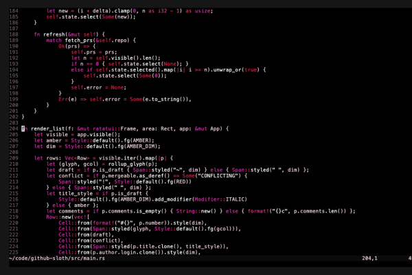 GitHub Sloth screenshot 2