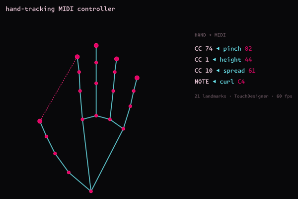 Hand-Tracking & Generative Art screenshot 1