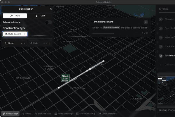 Subway Builder screenshot