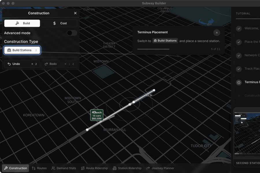 Subway Builder screenshot 1