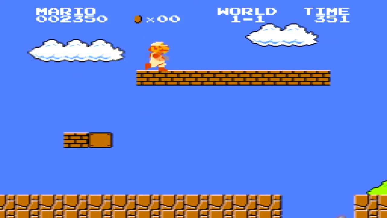 Playing Super Mario Bros. through the hand-tracking MIDI controller
