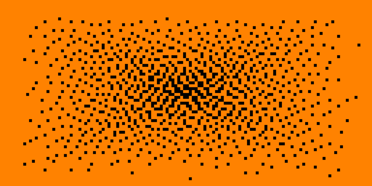 Interference and sine-wave fields, 1-bit dithered