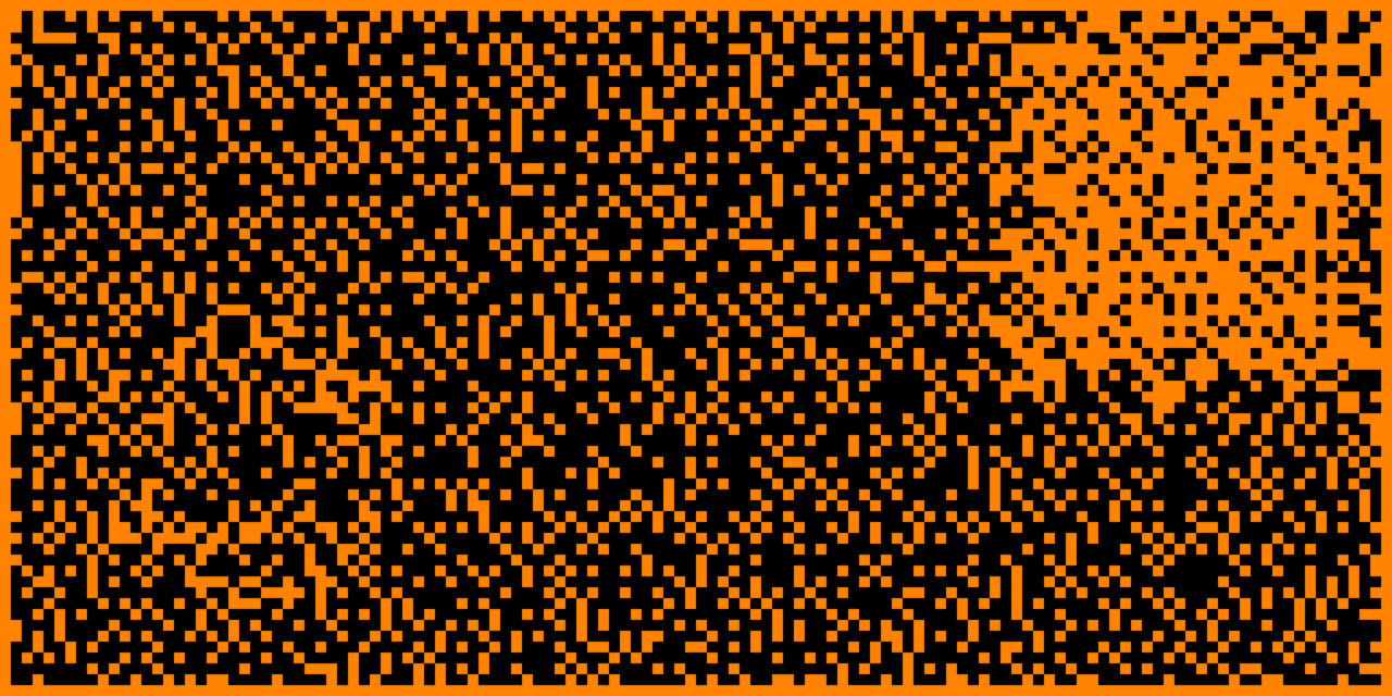 Diagonal gradients and spirals