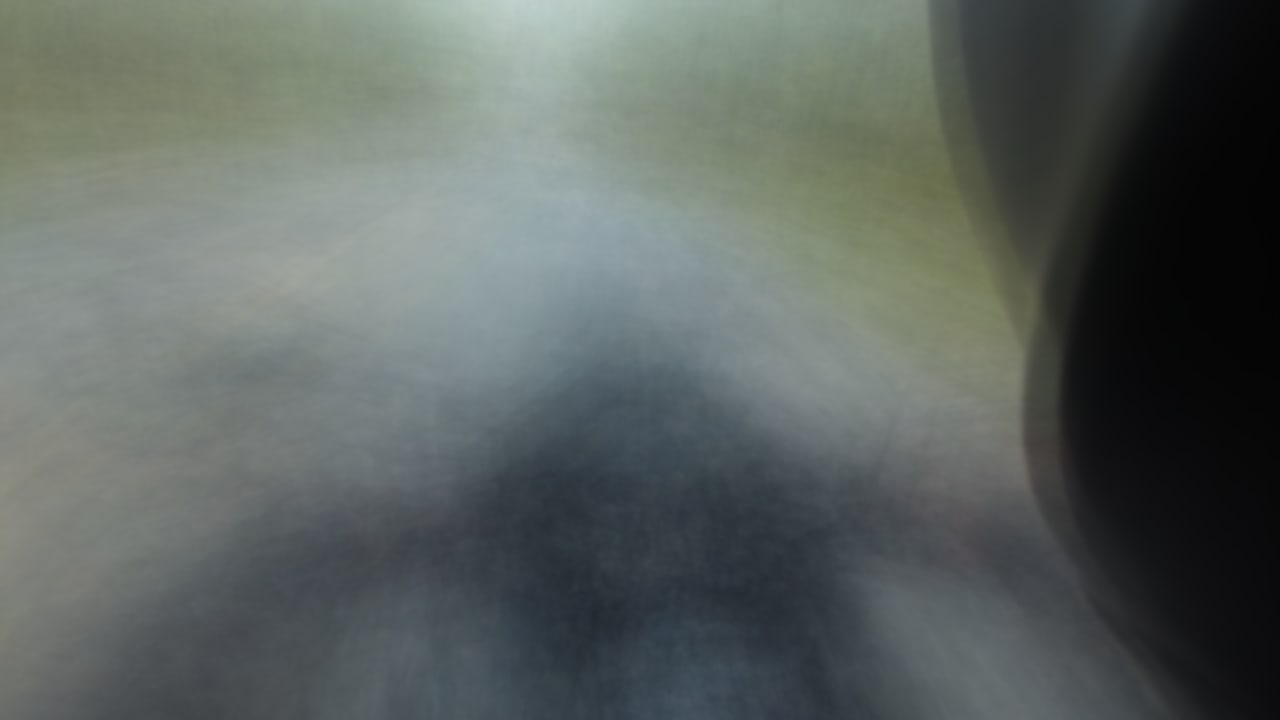 Every frame from 3.5 years of riding — 294 clips, 78 rides — averaged into a single image