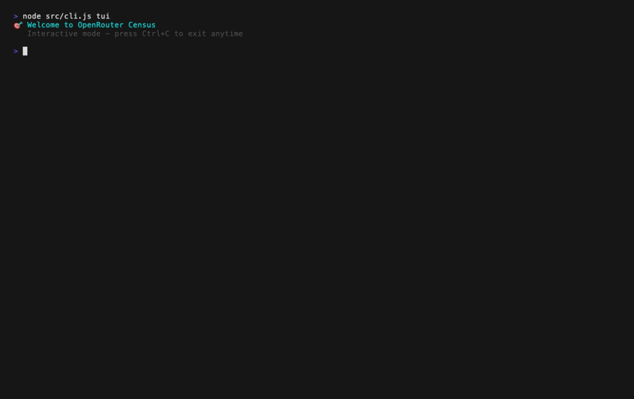 The companion interactive CLI