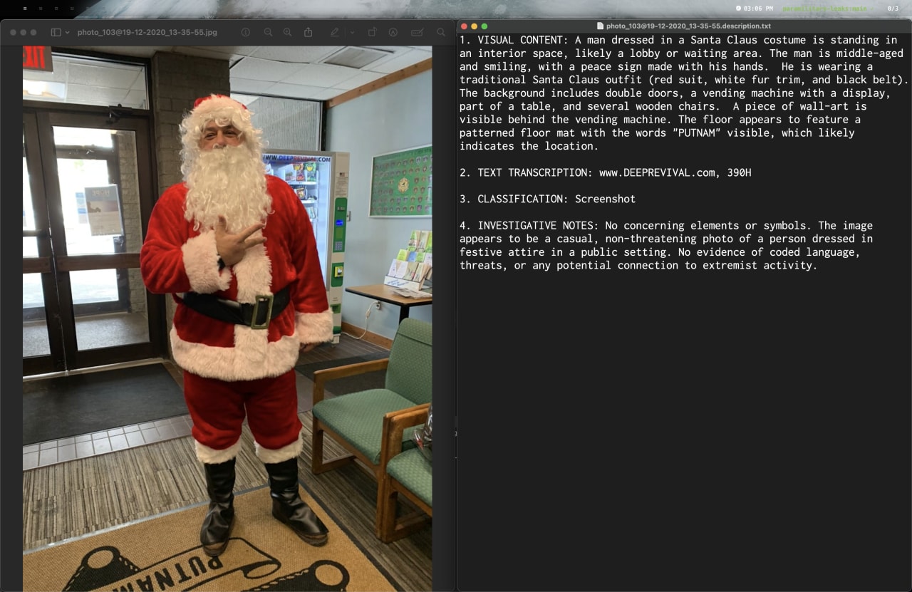 Man in Santa Claus costume making peace sign in a lobby, wearing traditional red suit with white fur trim and black belt. Man in Santa Claus costume making peace sign in a lobby, wearing traditional red suit with white fur trim and black belt.