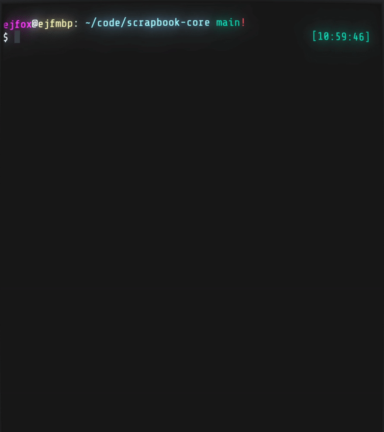 Running the node script for the scraper