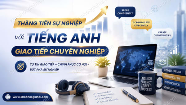 Khóa Học Thăng Tiến Sự Nghiệp Với Tiếng Anh Giao Tiếp Chuyên Nghiệp