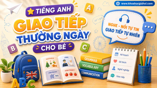 Khóa Học Tiếng Anh Giao Tiếp Thường Ngày Cho Bé