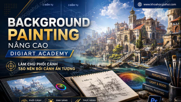 Khoá Học Background Painting Advanced Digiart Academy