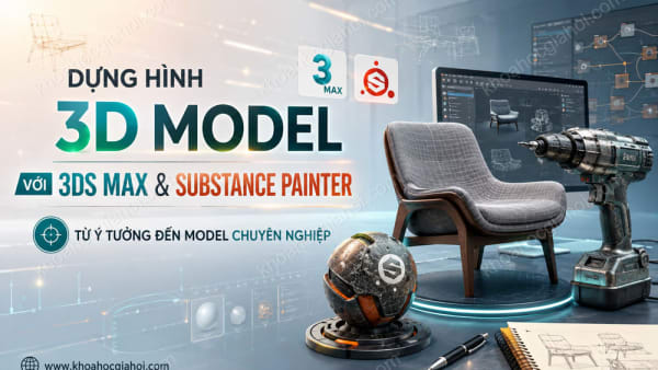 Khóa Học Dựng Hình 3d Model Với 3ds Max & Substance Painter