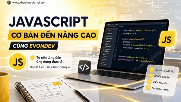 Khoá Học Javascript Cơ Bản Đến Nâng Cao Cùng Evondev