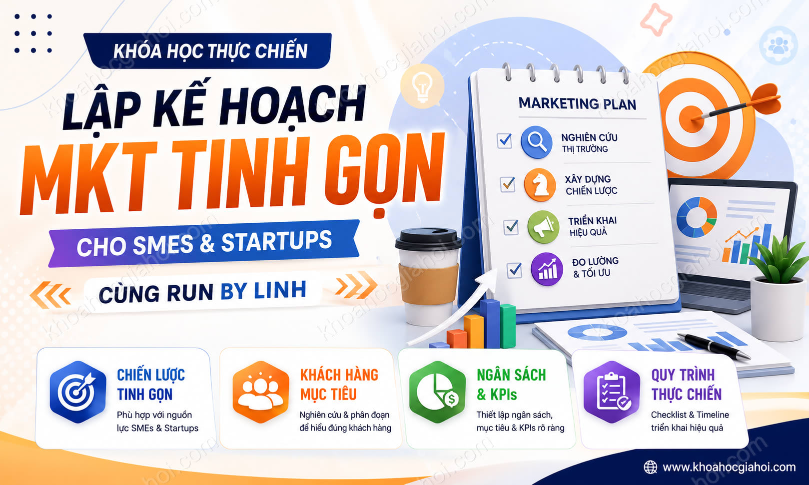 Khóa Học Lập Kế Hoạch Mkt Tinh Gọn Cho Smes & Startups Cùng Run By Linh