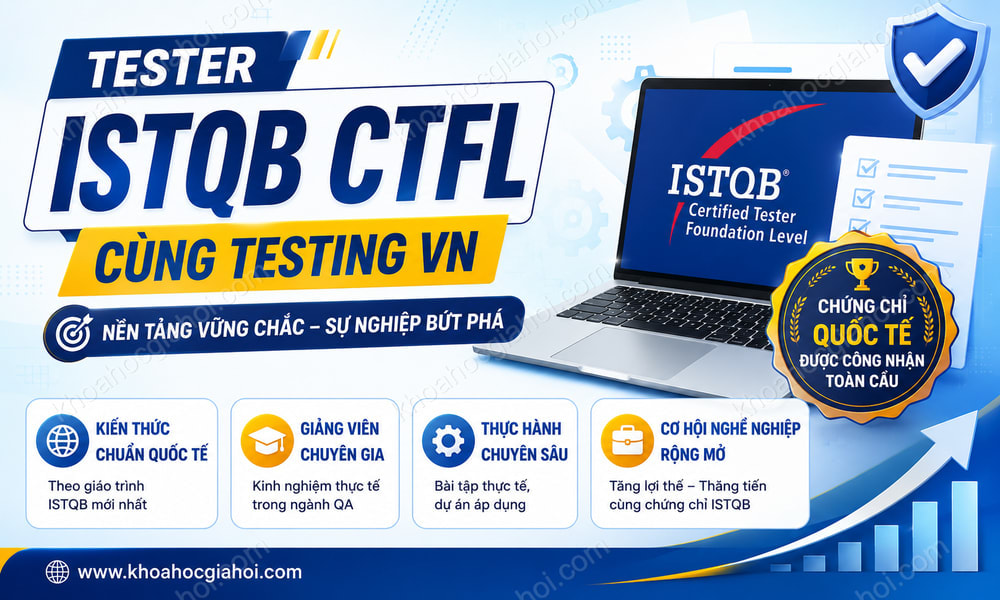Khóa Học Tester Istqb Ctfl Cùng Testing Vn
