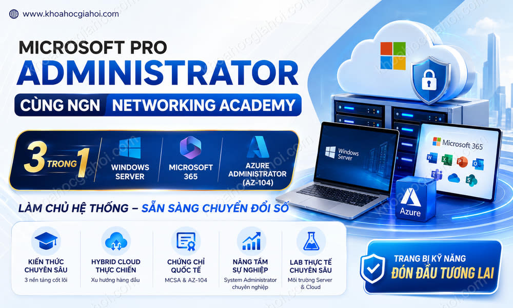 Khóa Học Microsoft Pro Administrator Cùng NGN Networking Academy