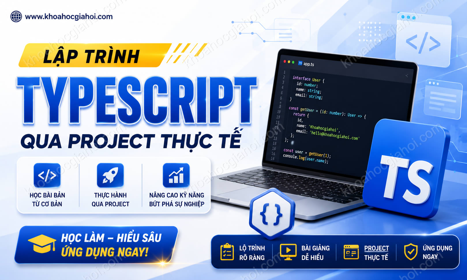 Khóa Học Lập Trình Typescript Qua Project Thực Tế
