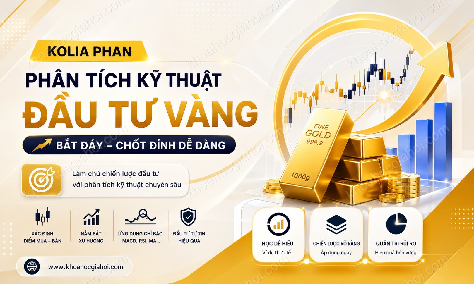 Khóa Học Đầu Tư Vàng Thực Chiến Cùng Kolia Phan