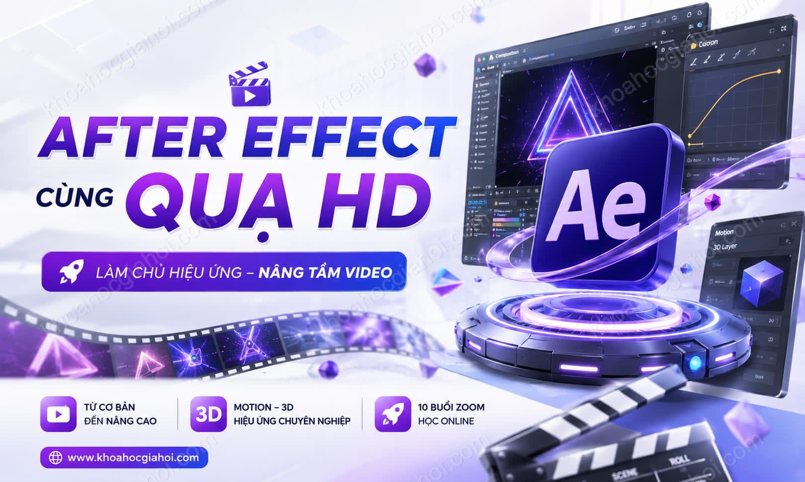 Khoá Học After Effect Cùng Quạ HD Khoá Học After Effect Cùng Quạ HD
