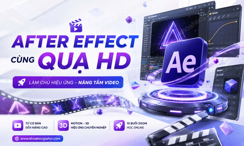 Khoá Học After Effect Cùng Quạ HD