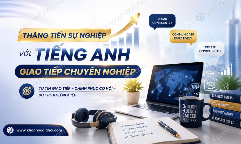 Khóa Học Thăng Tiến Sự Nghiệp Với Tiếng Anh Giao Tiếp Chuyên Nghiệp