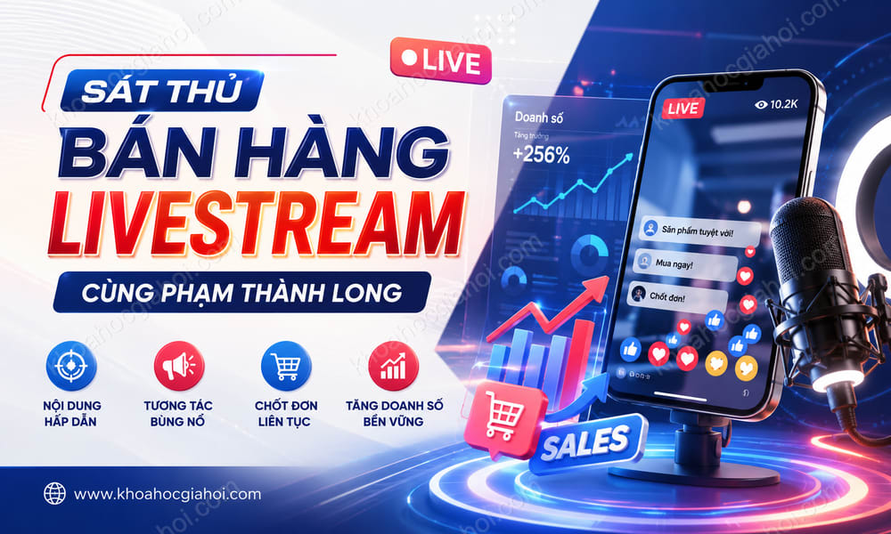 Khóa Học Sát Thủ Bán Hàng Livestream Cùng Phạm Thành Long