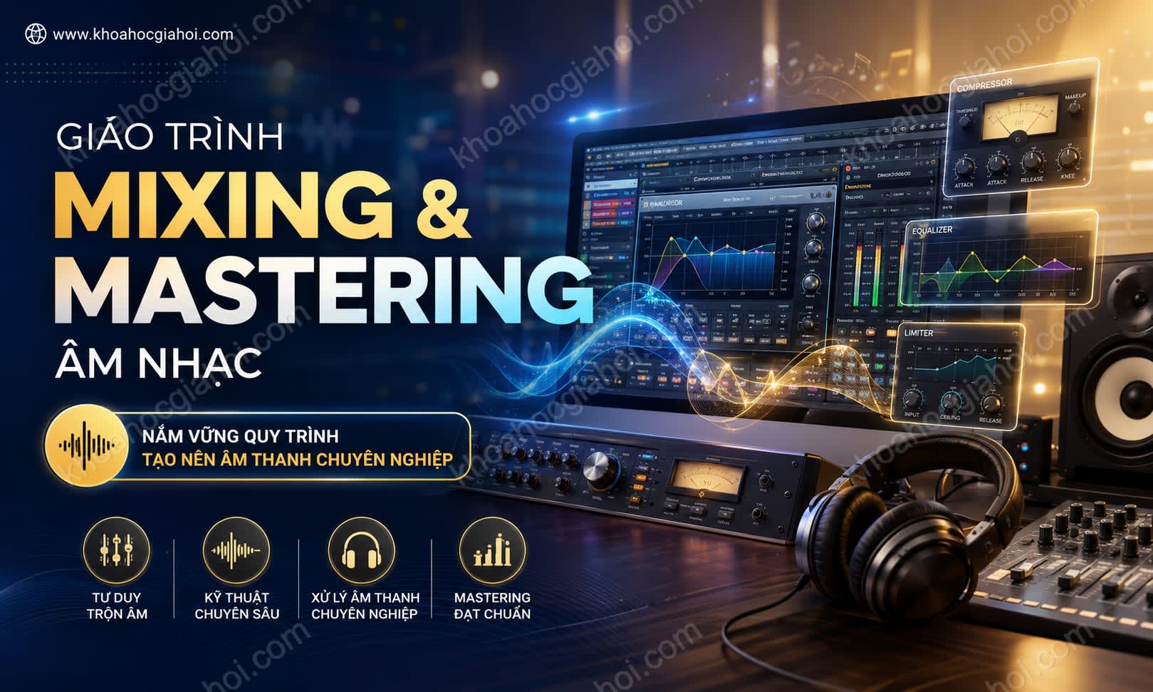 Khóa Học Giáo Trình Lý Thuyết Mixing Và Mastering Âm Nhạc