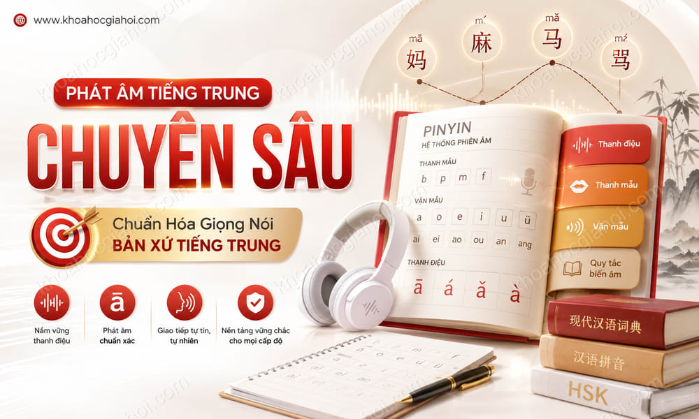 Khóa Học Phát Âm Tiếng Trung Chuyên Sâu