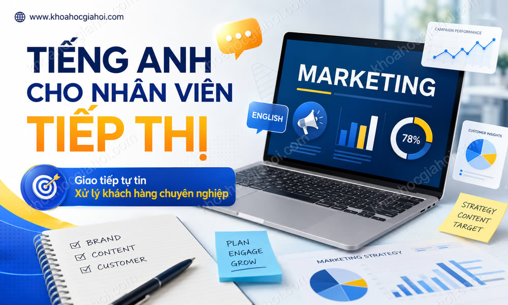 Khóa Học Tiếng Anh Cho Nhân Viên Tiếp Thị