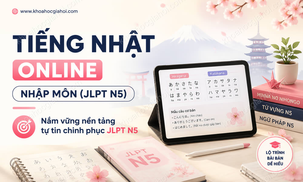 Khóa Học Tiếng Nhật Online - Khóa Nhập Môn