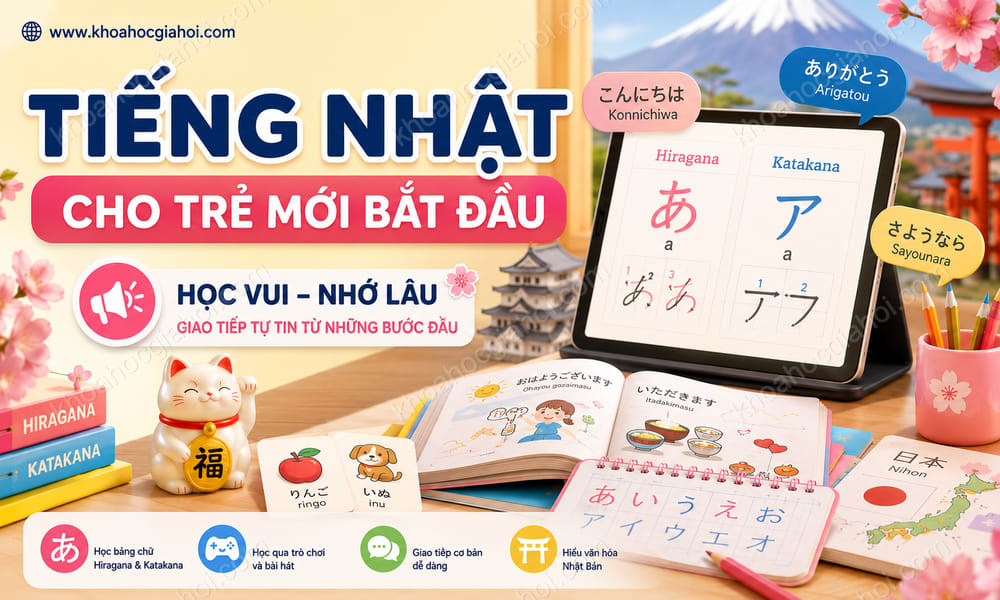 Khóa Học Tiếng Nhật Cho Trẻ Mới Bắt Đầu