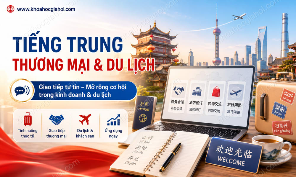 Khóa Học Tiếng Trung Thương Mại Và Du Lịch