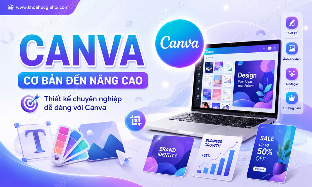 Khoá Canva Cơ Bản Đến Nâng Cao Mọt Canva