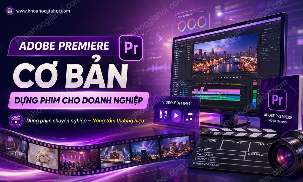 Khoá Học Adobe Premiere Cơ Bản – Dựng Phim Cho Doanh Nghiệp