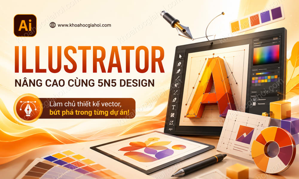 Khóa Học Illustrator Nâng Cao Cùng 5n5 Design