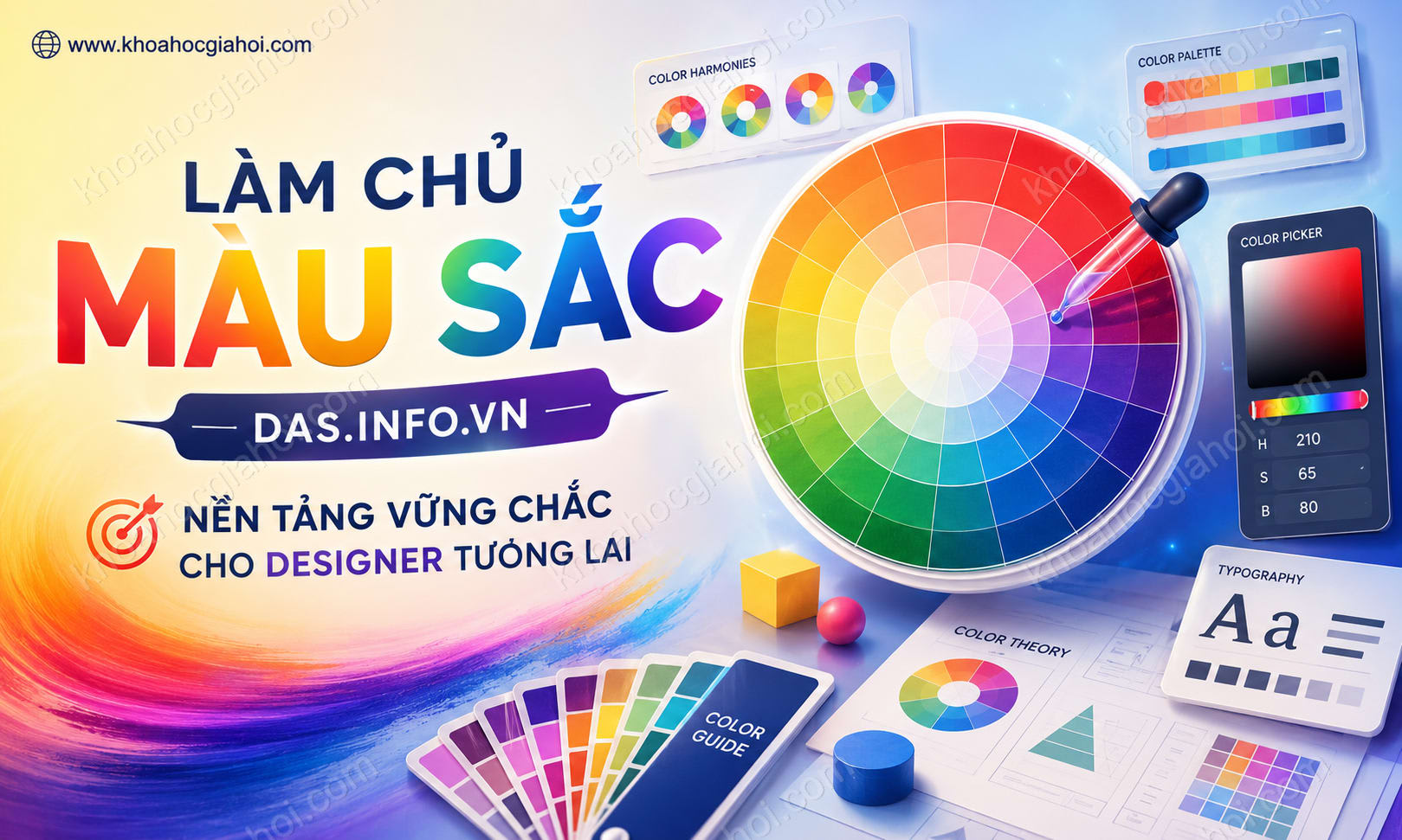 Khóa Học Làm Chủ Màu Sắc – Bộ Môn Căn Bản Cho Nhập Môn Thiết Kế Đồ Hoạ Cùng DAS.info.vn