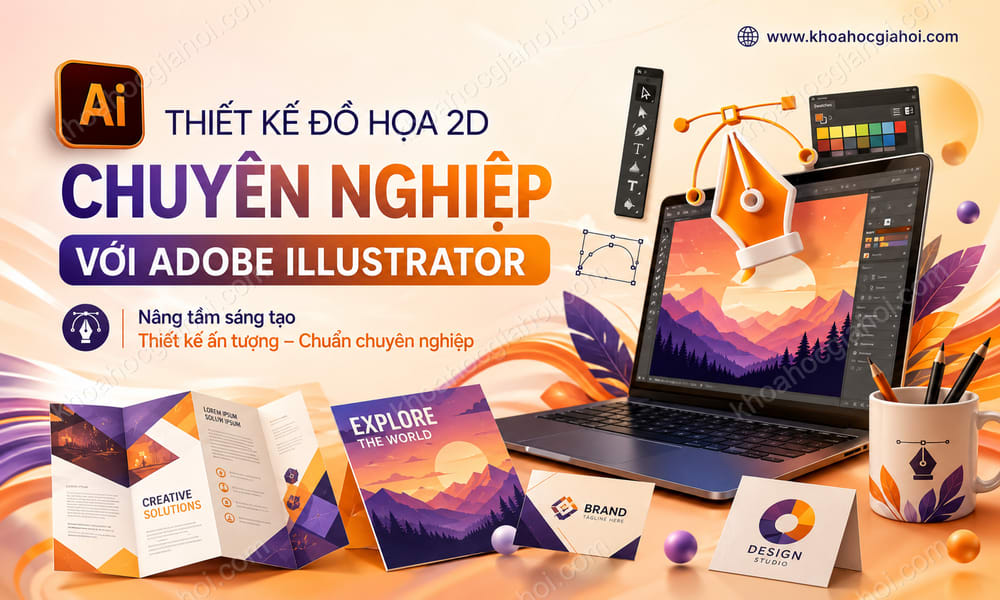 Khóa Học Thiết Kế Đồ Hoạ 2d Chuyên Nghiệp Với Adobe Illustrator