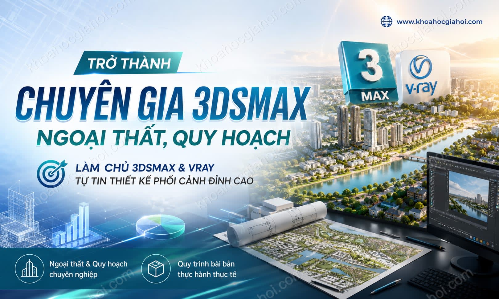 Khóa Học Trở Thành Chuyên Gia 3dsmax Ngoại Thất, Quy Hoạch Khóa Học Trở Thành Chuyên Gia 3dsmax Ngoại Thất, Quy Hoạch