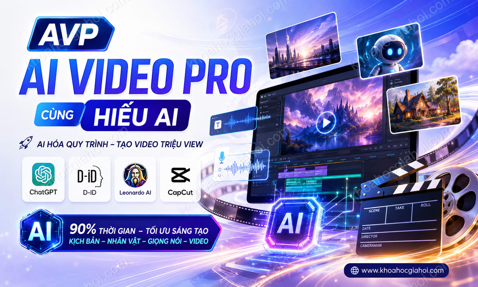Khóa Học AVP – AI VIDEO PRO Cùng Hiếu AI Khóa Học AVP – AI VIDEO PRO Cùng Hiếu AI