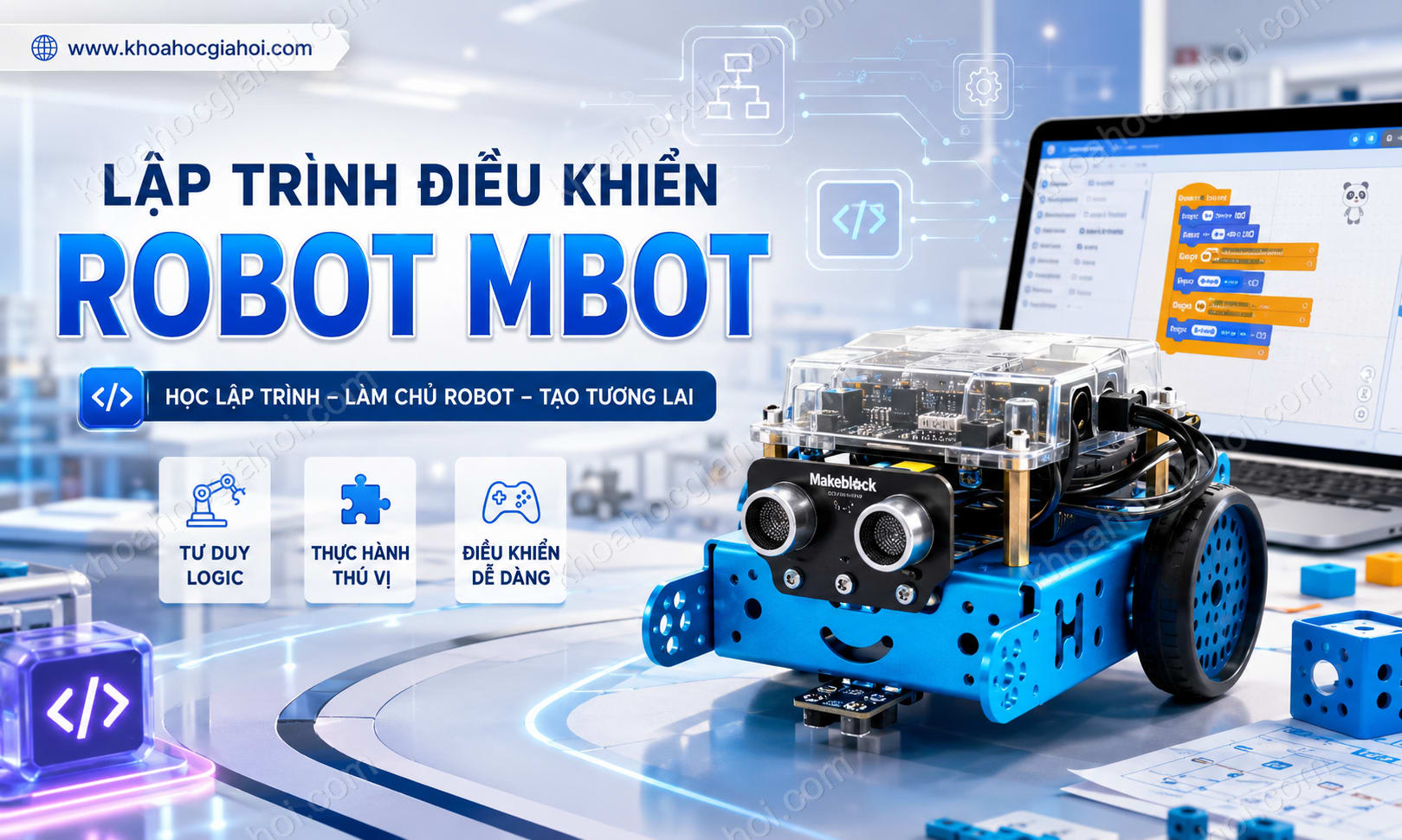 Khóa Học Lập Trình Điều Khiển Robot Mbot