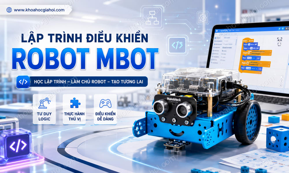 Khóa Học Lập Trình Điều Khiển Robot Mbot