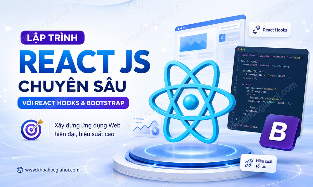 Khóa Học Lập Trình React Js Chuyên Sâu Với React Hooks And Bootstrap