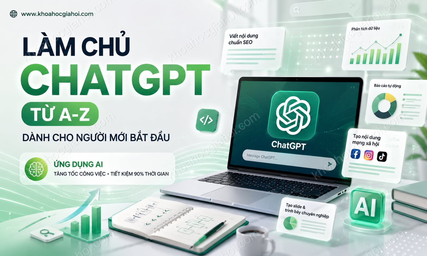 Khóa Học Làm chủ ChatGPT từ A-Z dành cho người mới bắt đầu