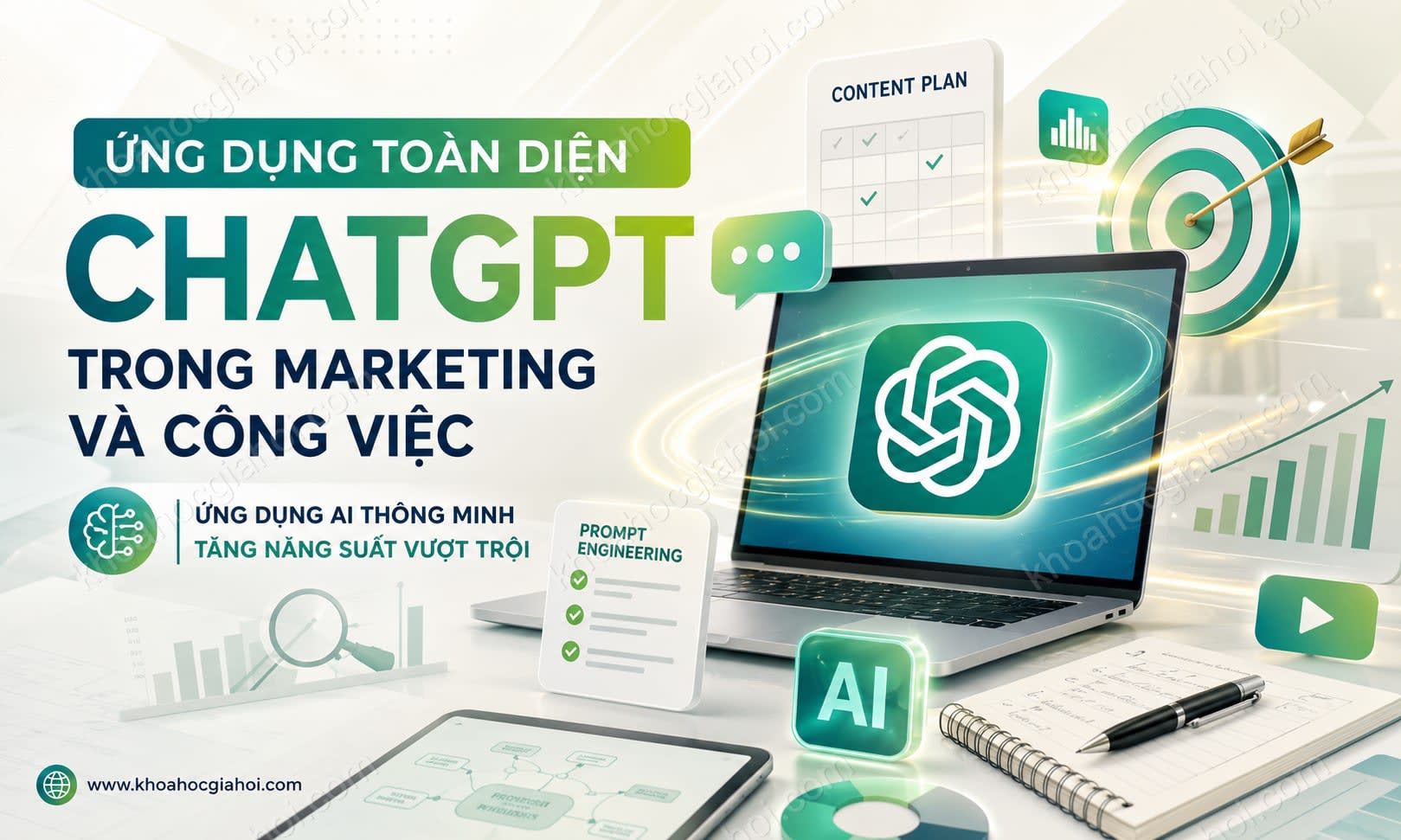 Khóa Học Ứng Dụng Toàn Diện Trong Marketing Và Công Việc Với Chatgpt Khóa Học Ứng Dụng Toàn Diện Trong Marketing Và Công Việc Với Chatgpt