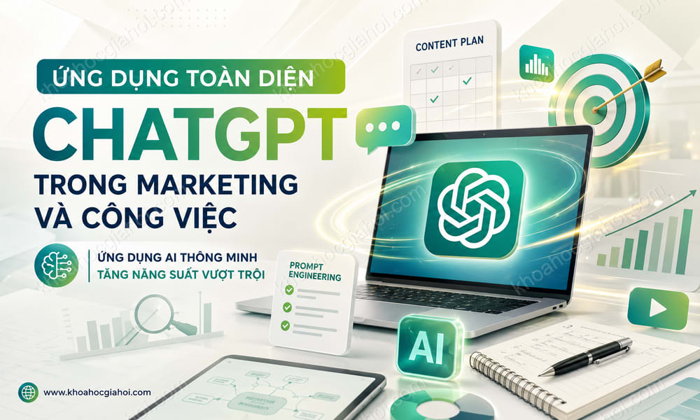 Khóa Học Ứng Dụng Toàn Diện Trong Marketing Và Công Việc Với Chatgpt