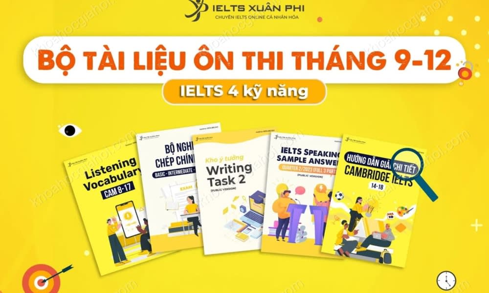 Full 4 Kỹ Năng Học IELTS Xuân Phi