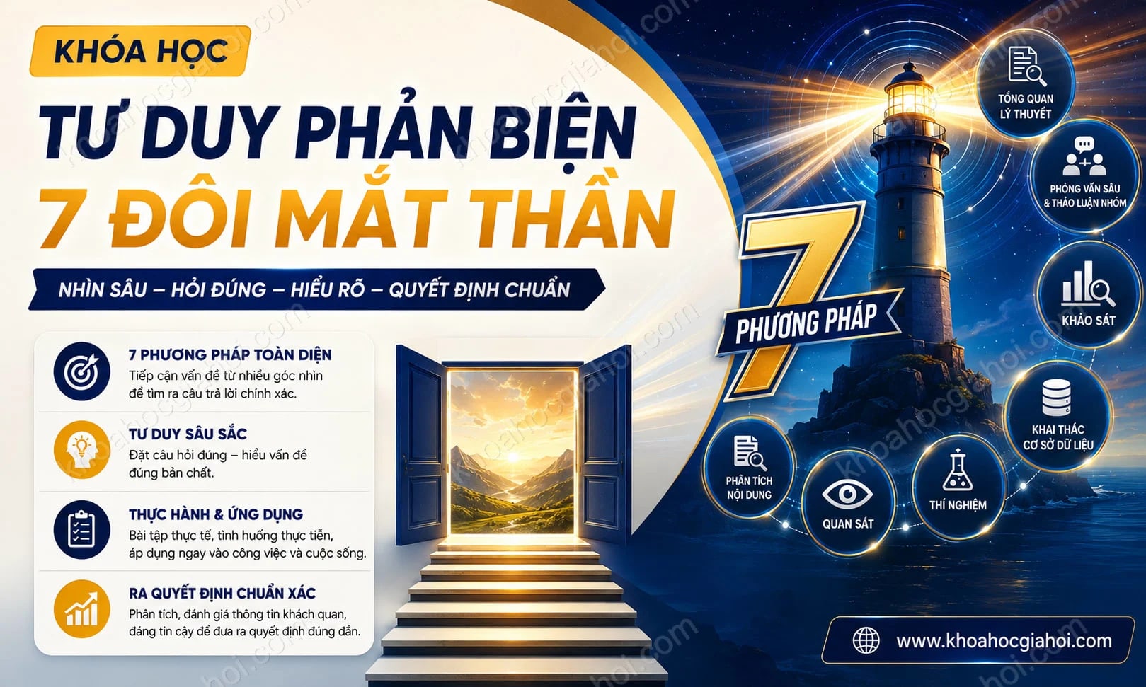 Khóa Học Tư Duy Phản Biện – 7 Đôi Mắt Thần Khóa Học Tư Duy Phản Biện – 7 Đôi Mắt Thần
