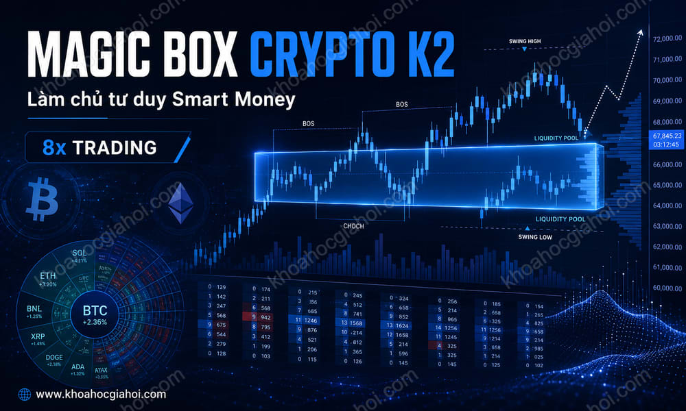 Khóa Học Magic Box Crypto K2 – Phương Pháp Giao Dịch Đỉnh Cao Từ 8x Trading